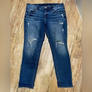 Silver jeans boyfriend cropped 34/29